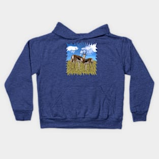 Grazing Gazelles Kids Hoodie